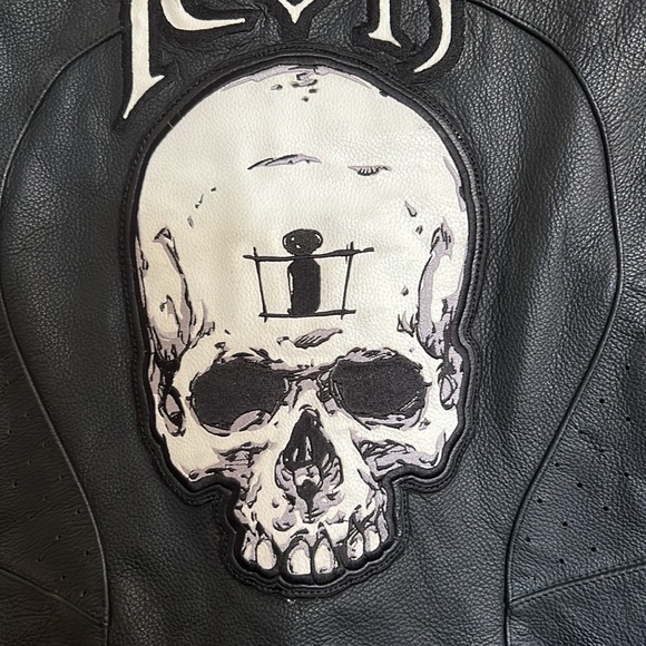 Authentic ICON REGULATOR LEATHER MOTO VEST- BLACK SIZE S/M - Picture 14 of 16